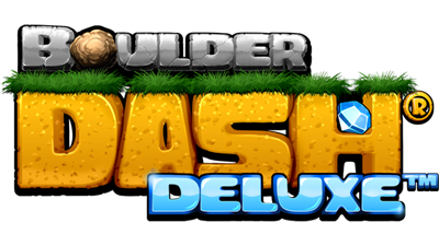 Boulder Dash Deluxe - Clear Logo Image