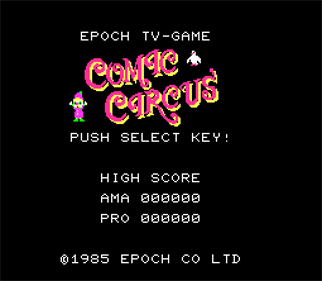 Comic Circus - Screenshot - Game Title Image