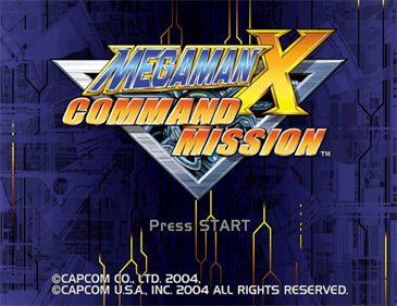 Mega Man X: Command Mission - Screenshot - Game Title Image