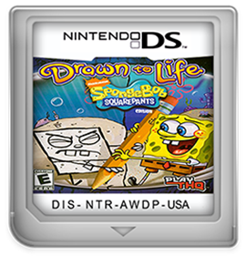 Drawn to Life: SpongeBob SquarePants Edition - Fanart - Cart - Front Image