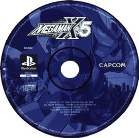 Mega Man X5 - Disc Image