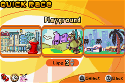 Cartoon Network Speedway - Screenshot - Game Select Image