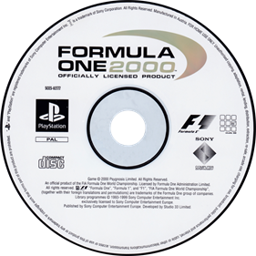 Formula One 2000 - Disc Image