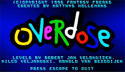 OVERDOSE - Screenshot - Game Title Image