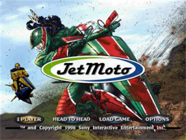 Jet Moto - Screenshot - Game Title Image