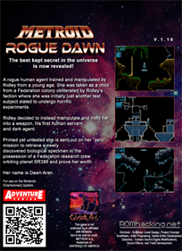 Metroid: Rogue Dawn - Box - Back Image