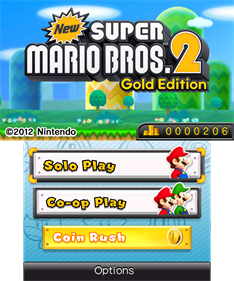 New Super Mario Bros. 2 - Screenshot - Game Title Image