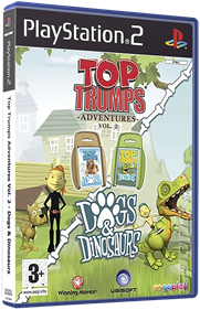 Top Trumps Adventures Vol. 2: Dogs & Dinosaurs - Box - 3D Image