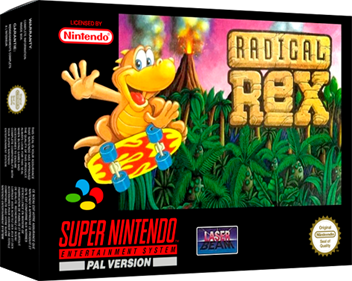 Radical Rex: Shred Pre-historic pavement - Box - 3D Image