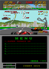 Super Monaco GP (Mega-Tech) - Screenshot - Gameplay Image
