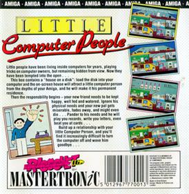 Little Computer People - Box - Back Image