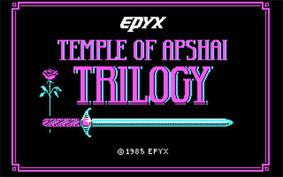 Temple of Apshai Trilogy - Screenshot - Game Title Image