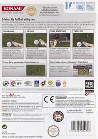 PES 2008: Pro Evolution Soccer - Box - Back Image