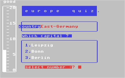 Europe Quiz - Screenshot - Gameplay Image