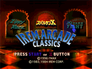 Irem Arcade Classics - Screenshot - Game Title Image