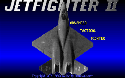 JetFighter II: Advanced Tactical Fighter - Screenshot - Game Title Image