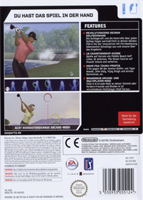 Tiger Woods PGA Tour 07 - Box - Back Image