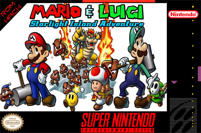 Mario & Luigi: Starlight Island Adventure - Fanart - Box - Front Image