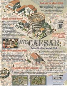 Caesar III - Box - Back Image