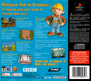 Bob the Builder: Can We Fix It? - Box - Back Image