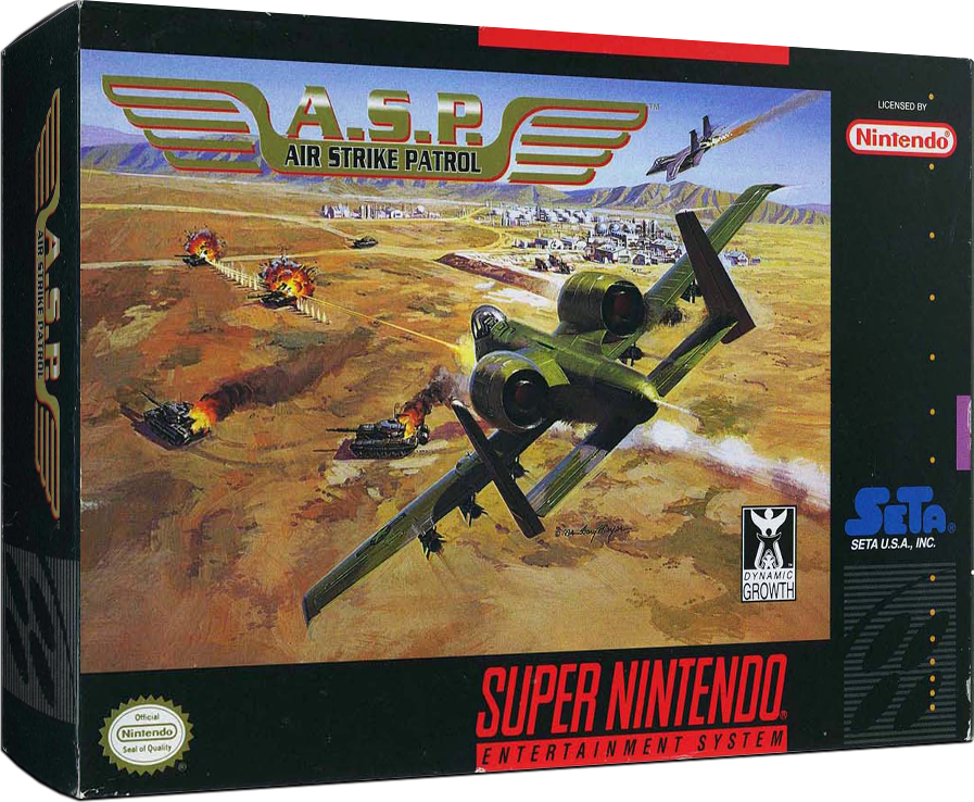 A.S.P. Air Strike Patrol Box Shot for Super Nintendo - GameFAQs