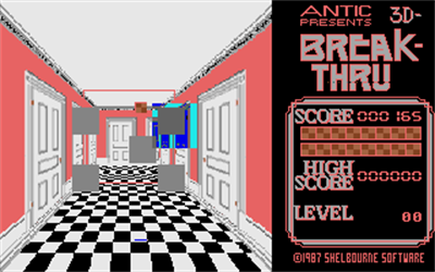 3-D Break-Thru - Screenshot - Gameplay Image