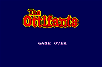 The Ottifants - Screenshot - Game Over Image