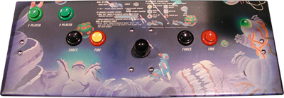 R-Type - Arcade - Control Panel Image