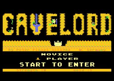 Cavelord - Screenshot - Game Title Image