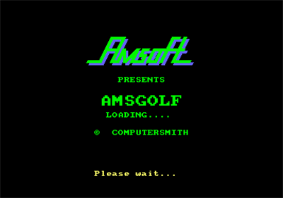 Amsgolf - Screenshot - Game Title Image