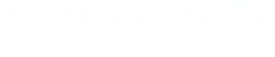 Another Code: R: A Journey into Lost Memories - Clear Logo Image