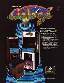 Galaga - Advertisement Flyer - Front Image