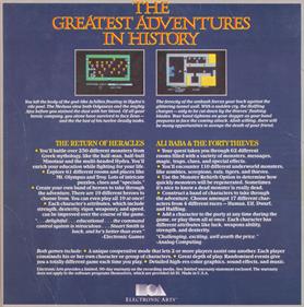 Age of Adventure - Box - Back Image
