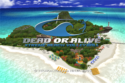 Dead or Alive: Xtreme Beach Volleyball - Screenshot - Game Title Image