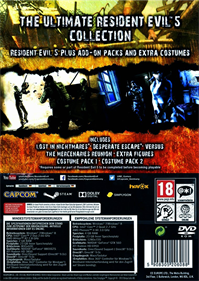 Resident Evil 5: Gold Edition - Fanart - Box - Back