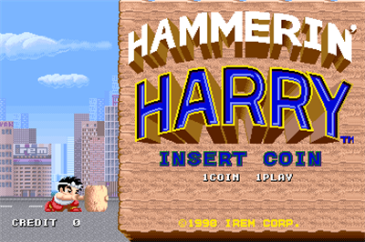 Hammerin' Harry - Screenshot - Game Title Image