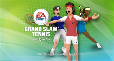 Grand Slam Tennis - Screenshot - Game Title Image