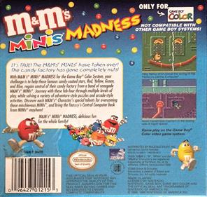 M&M's Minis Madness - Box - Back Image