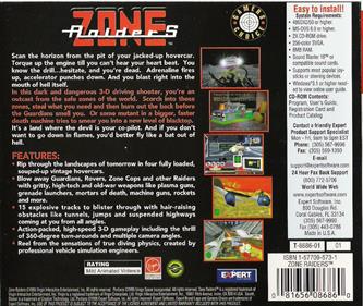 Zone Raiders - Box - Back Image