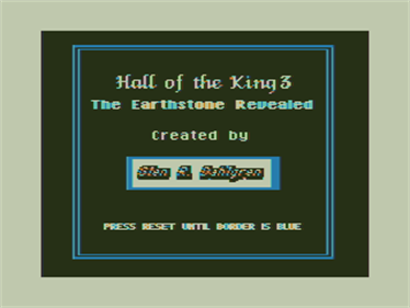 Hall of the King III: The Earthstone Revealed - Screenshot - Game Title Image