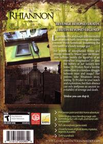 Rhiannon: Curse of the Four Branches - Box - Back Image