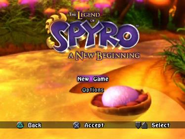 The Legend of Spyro: A New Beginning - Screenshot - Game Select Image