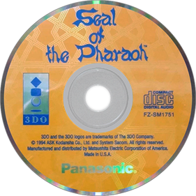 Seal of the Pharaoh - Disc Image