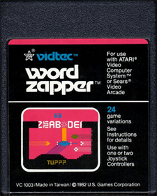 Word Zapper - Cart - Front Image