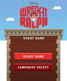 Wreck-It Ralph - Screenshot - Game Title Image