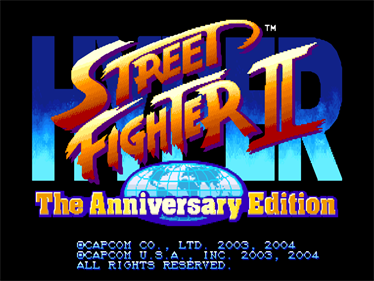 Hyper Street Fighter II: The Anniversary Edition - Screenshot - Game Title Image