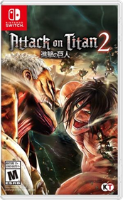 Attack on Titan 2 - Box - Front - Reconstructed Image