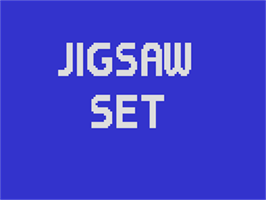 Jigsaw Set - Screenshot - Game Title Image