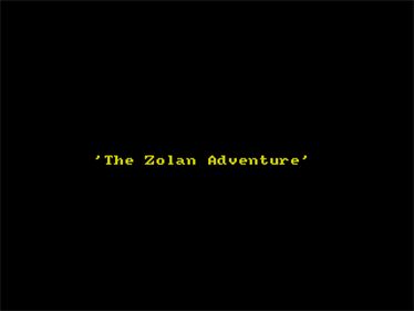 Zolan: The Adventure - Screenshot - Game Title Image