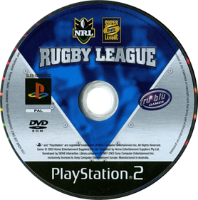 Rugby League - Disc Image